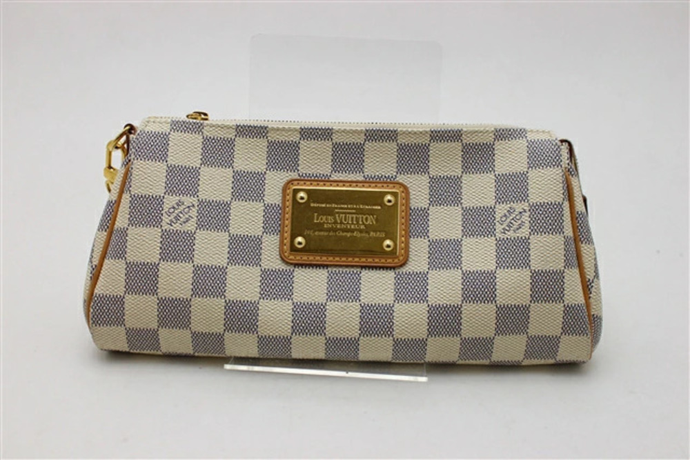 LOUIS VUITTON Azur White Eva Bag